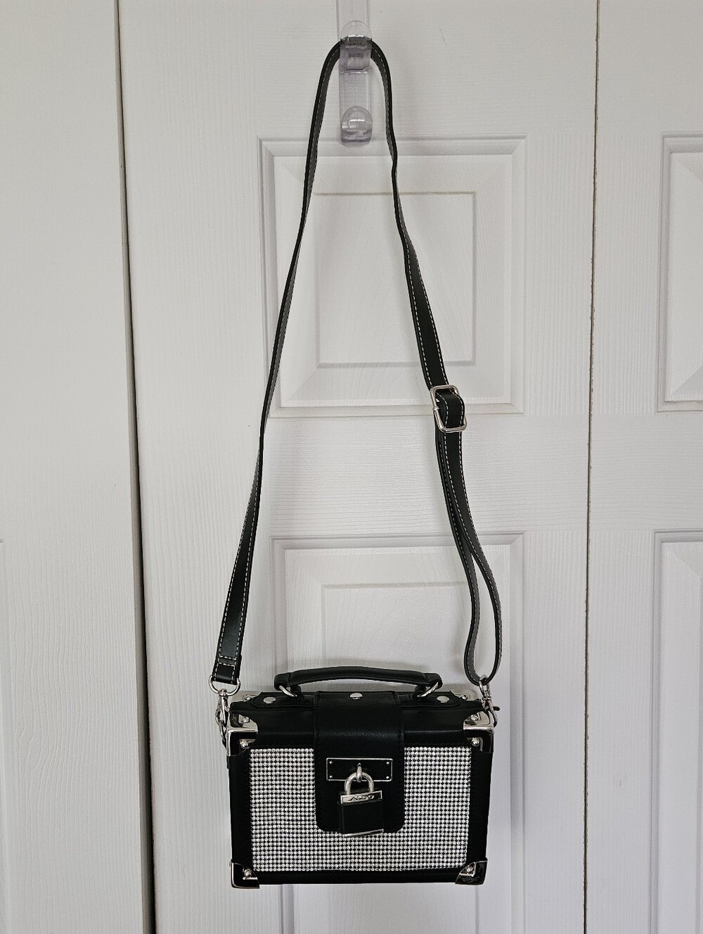 Aldo Rhinestone Crossbody Bag - Chic Evening Handbag